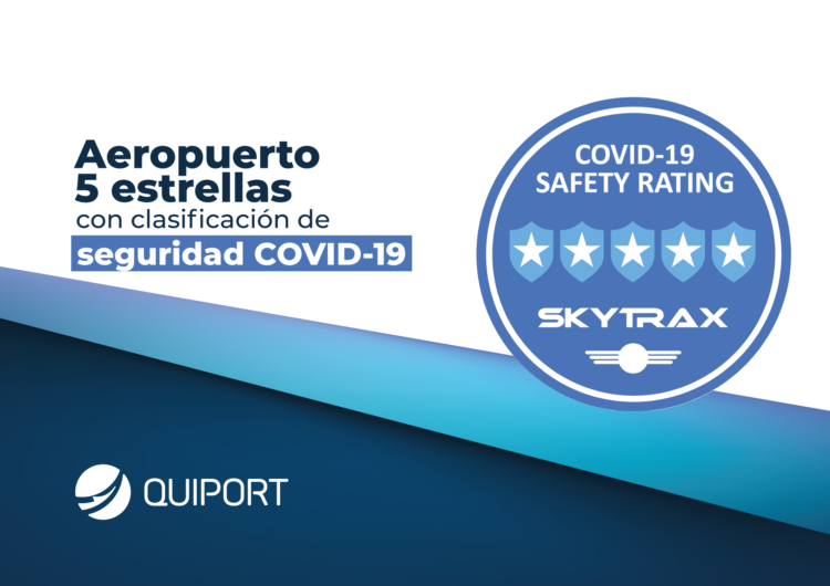 Aeropuerto Internacional de Quito catalogado como Aeropuerto 5 estrellas en Seguridad COVID-19