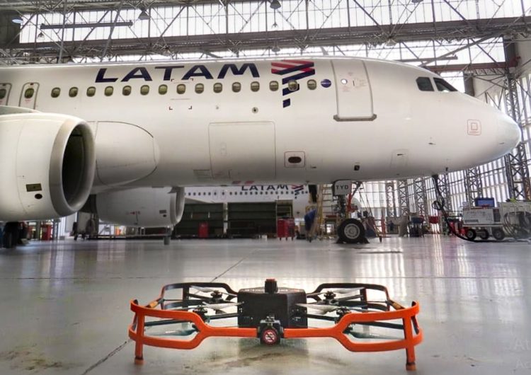 LATAM reduce el tiempo de inspección exterior de las aeronaves de 8 horas a 40 minutos gracias al uso de drones