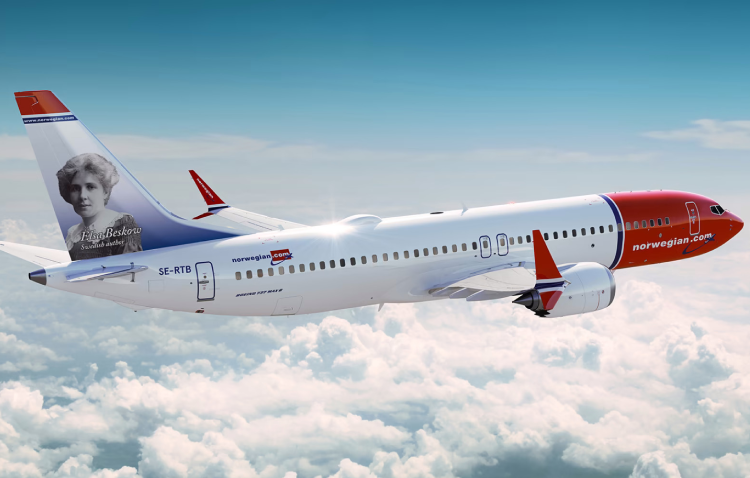 Norwegian cerró el acuerdo con Boeing para la compra de 50 aviones B737 MAX 8 con opción a otros 30 más