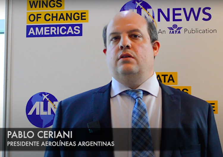 Entrevistas de ALNNEWS en #WOCA22: Pablo Ceriani, Presidente de Aerolíneas Argentinas
