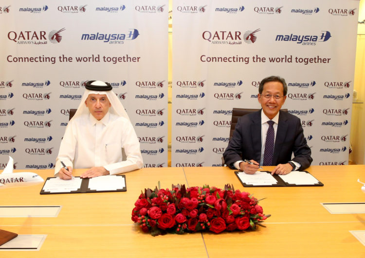 Qatar Airways y Malaysia Airlines refuerzan su acuerdo estratégico