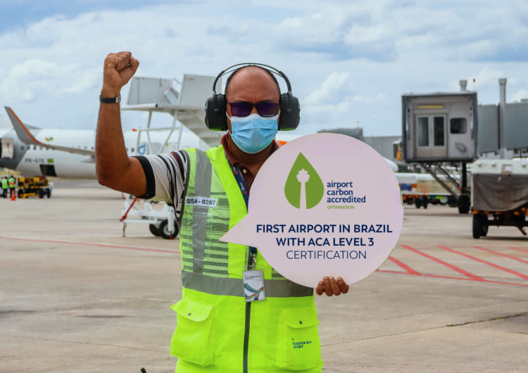 El Consejo Internacional de Aeropuertos concede una certificación medioambiental sin precedentes al aeropuerto de Salvador Bahía, Brasil