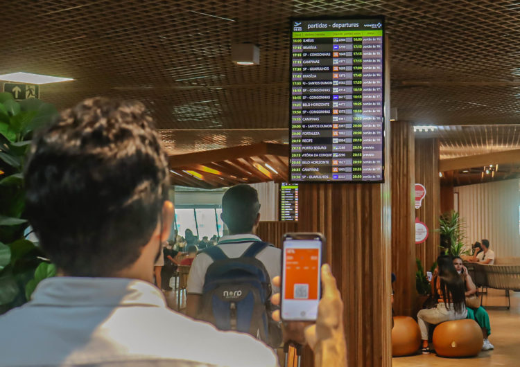 Salvador Bahia Airport implementa sistema que muda tempo para indicação do portão de embarque