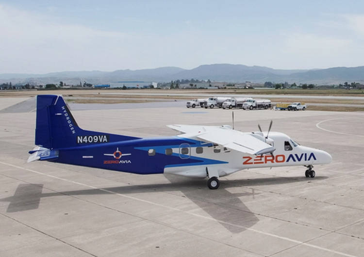 ZeroAvia avanza en el desarrollo de los motores eléctricos de hidrógeno para aviones regionales