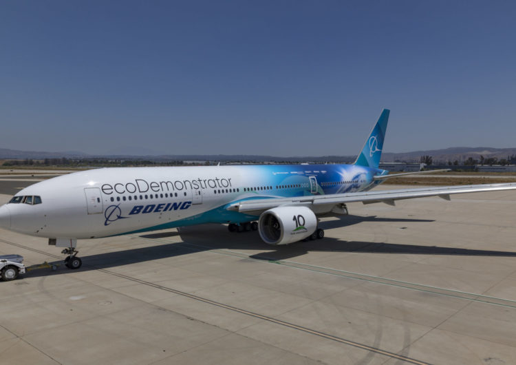 New Boeing ecoDemonstrator Program Testing 30 Sustainable Technologies on a 777-200ER