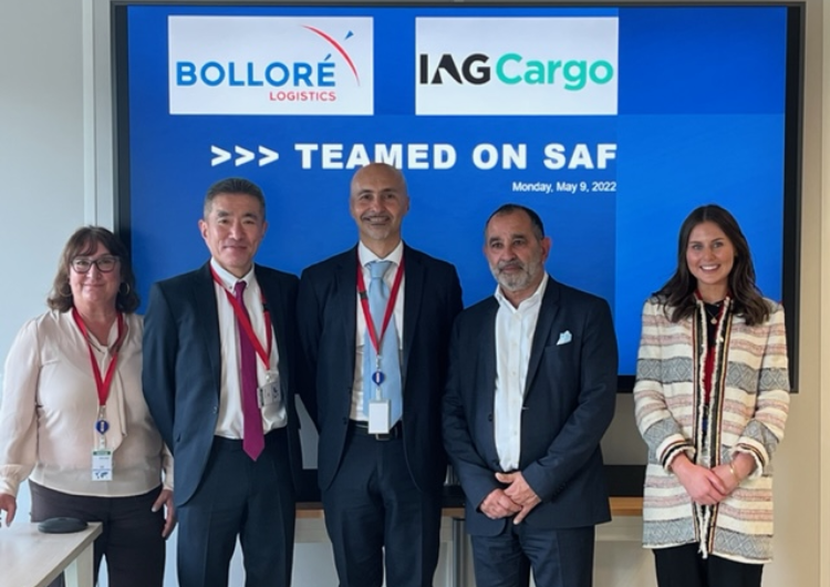 Bolloré Logistics partners with IAG Cargo to purchase one million litres of Sustainable Aviation Fuel
