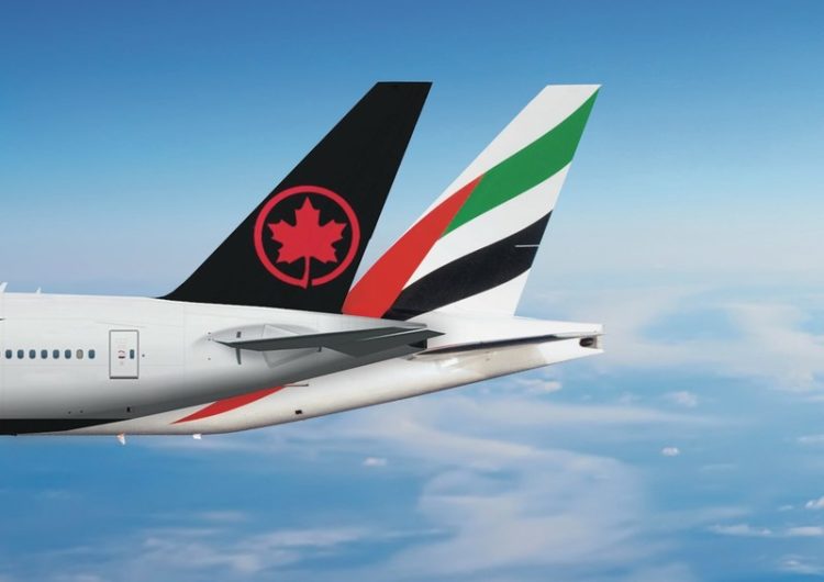Air Canadá y Emirates anuncian asociación estratégica