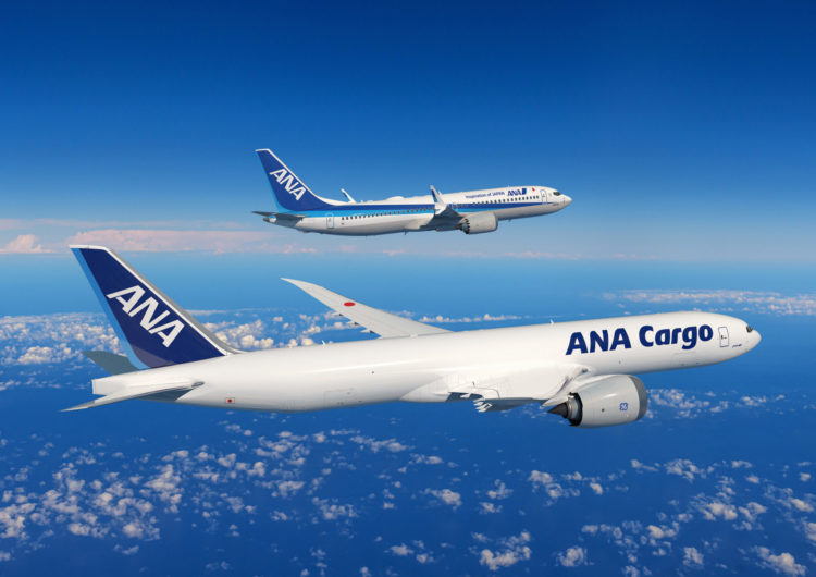 ANA HOLDINGS confirma el pedido del 737 MAX y la selección del 777-8F para la flota futura