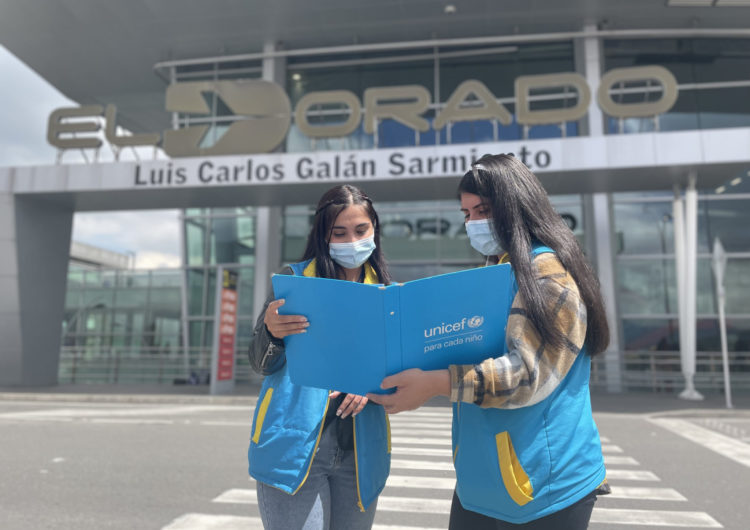Aeropuerto El Dorado abre sus instalaciones a UNICEF para campaña de recaudación de fondos a favor de la infancia y adolescencia en Colombia