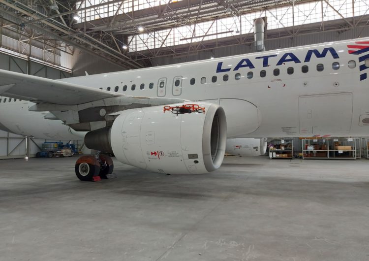 Tecnología de inspección de aeronaves de LATAM en Brasil se exportará a Chile
