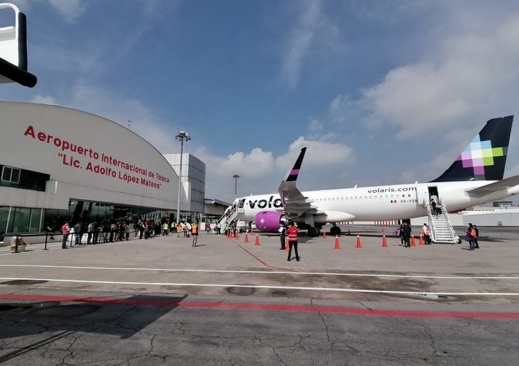 Volaris inicia primera etapa de vuelos comerciales del Aeropuerto Internacional de Toluca