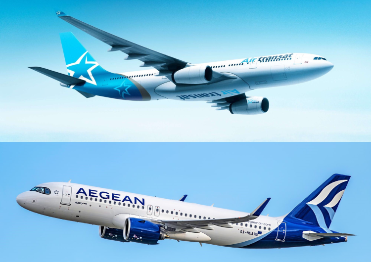 Aegean Airlines se incorpora a la plataforma interlineal Connectair de Air Transat
