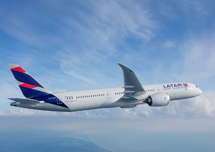 LATAM anuncia vuelos directos desde Curitiba a Santiago de Chile