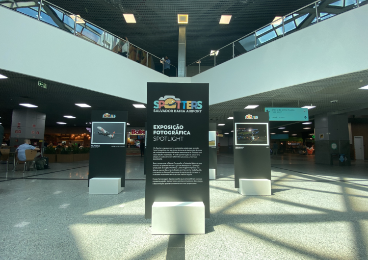 Exposição no Salvador Bahia Airport homenageia spotters