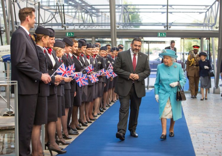Aviación británica honra a la Reina Isabel II