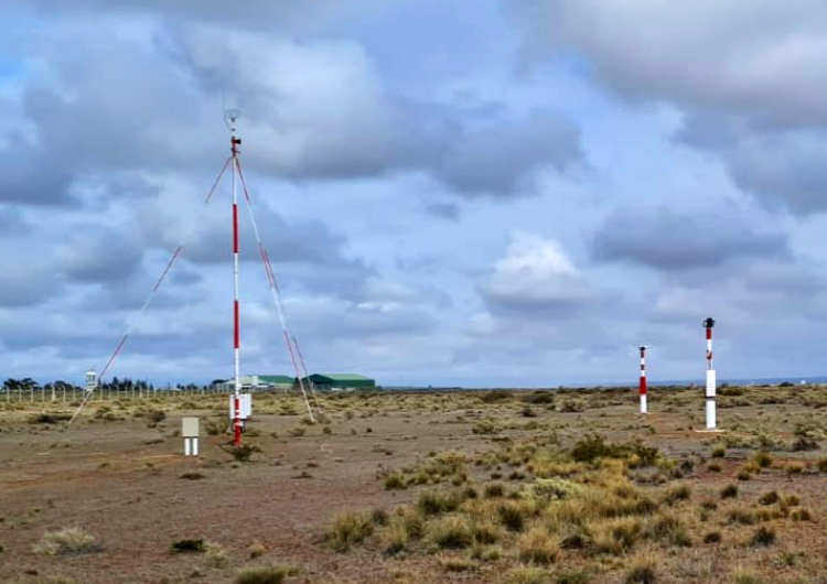 EANA instaló y puso en operación un nuevo sistema automático de observación meteorológica -AWOS- en el Aeropuerto de Trelew