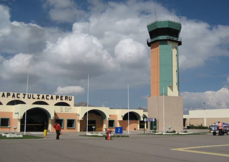 Perú: Del 19 de septiembre al 5 de octubre, el Aeropuerto de Juliaca estará cerrado