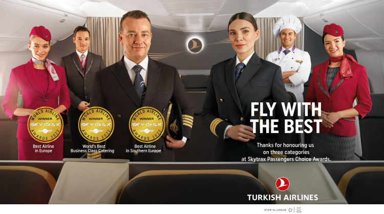 Turkish Airlines es nombrada la mejor aerolínea de Europa