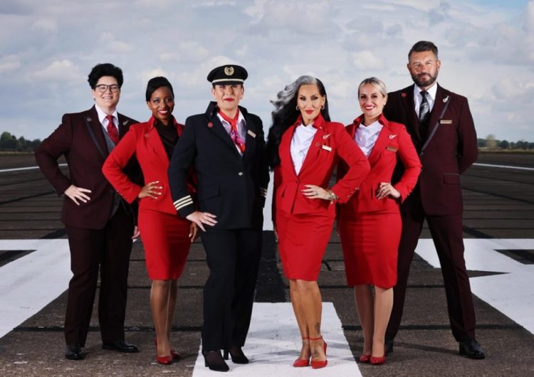 Los empleados de la aerolínea Virgin Atlantic ya pueden lucir su uniforme “sin importar el género”