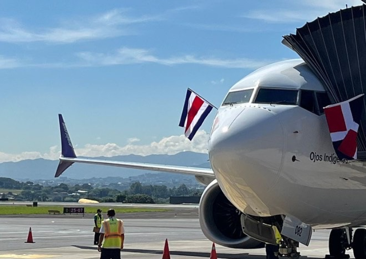 Arajet inicia vuelos entre RD y Costa Rica con cuatro frecuencias semanales