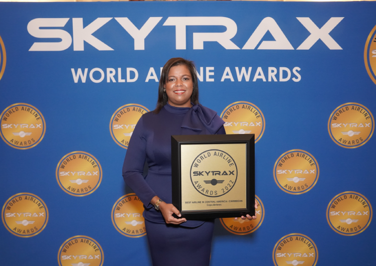 Copa Airlines reconocida como “La Mejor Aerolínea de Centroamérica y Caribe” por los Skytrax Awards 2022