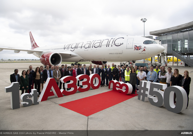 Virgin Atlantic recibió su primer A330neo