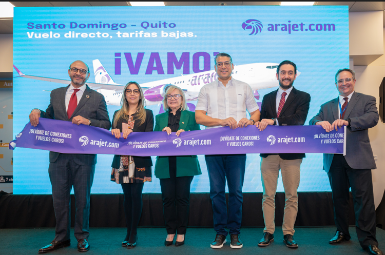 Arajet aterrizó en  Quito con vuelos directos desde República Dominicana