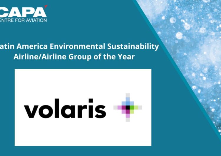 Volaris es reconocida por CAPA como Aerolínea del año en Latinoamérica en Sostenibilidad Ambiental