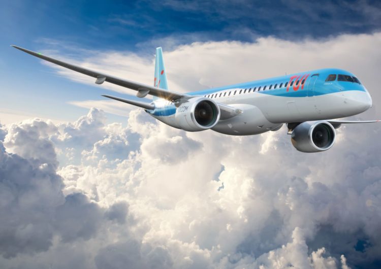 Embraer y TUI firman un acuerdo de servicios para la flota de E-Jets E2