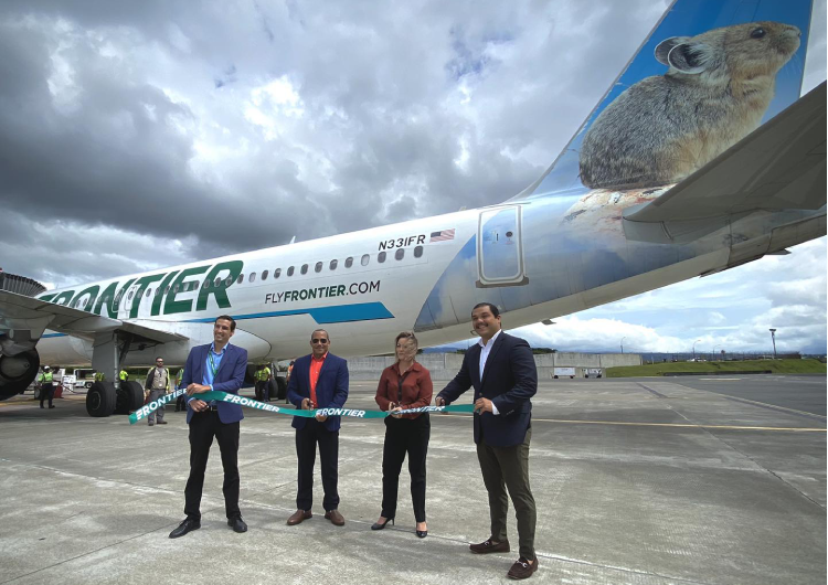 Frontier Airlines inicia servicio sin escalas desde Atlanta a San José, Costa Rica