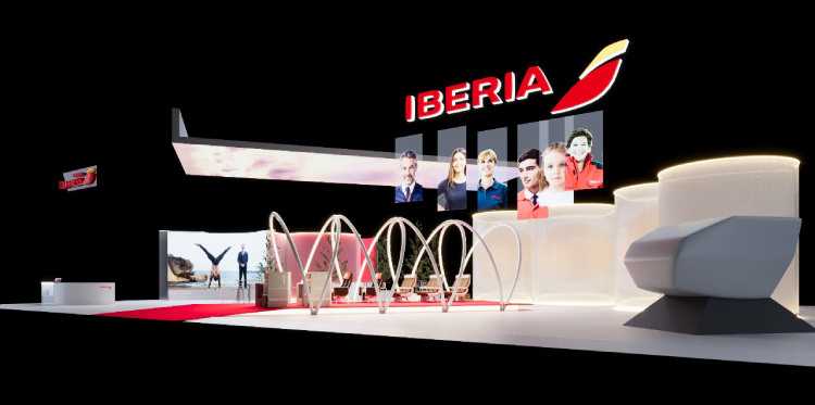 Iberia lleva a Fitur sus nuevos A350 y la experiencia de pilotar en un simulador de vuelo