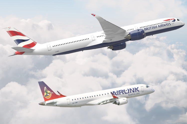 British Airways anuncia acuerdo de código compartido con la sudafricana Airlink