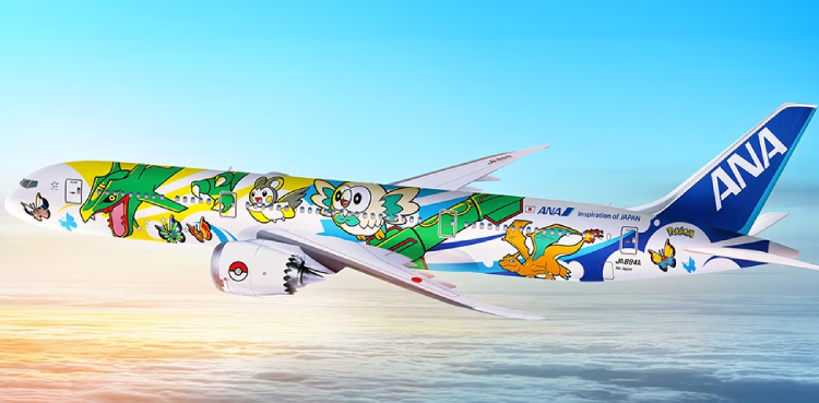 ANA presenta su nuevo Pikachu Jet