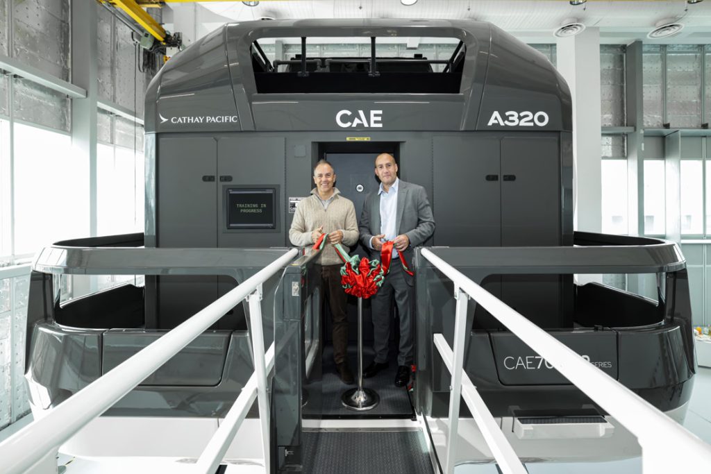 Cathay incorpora un nuevo simulador CAE Airbus A320neo