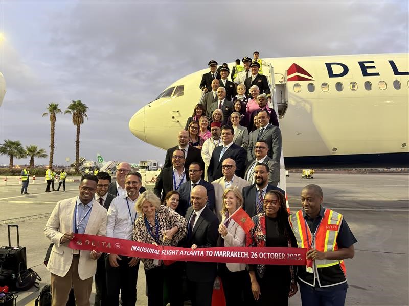 Delta inaugura su primer vuelo directo entre Atlanta y Marrakech, Marruecos