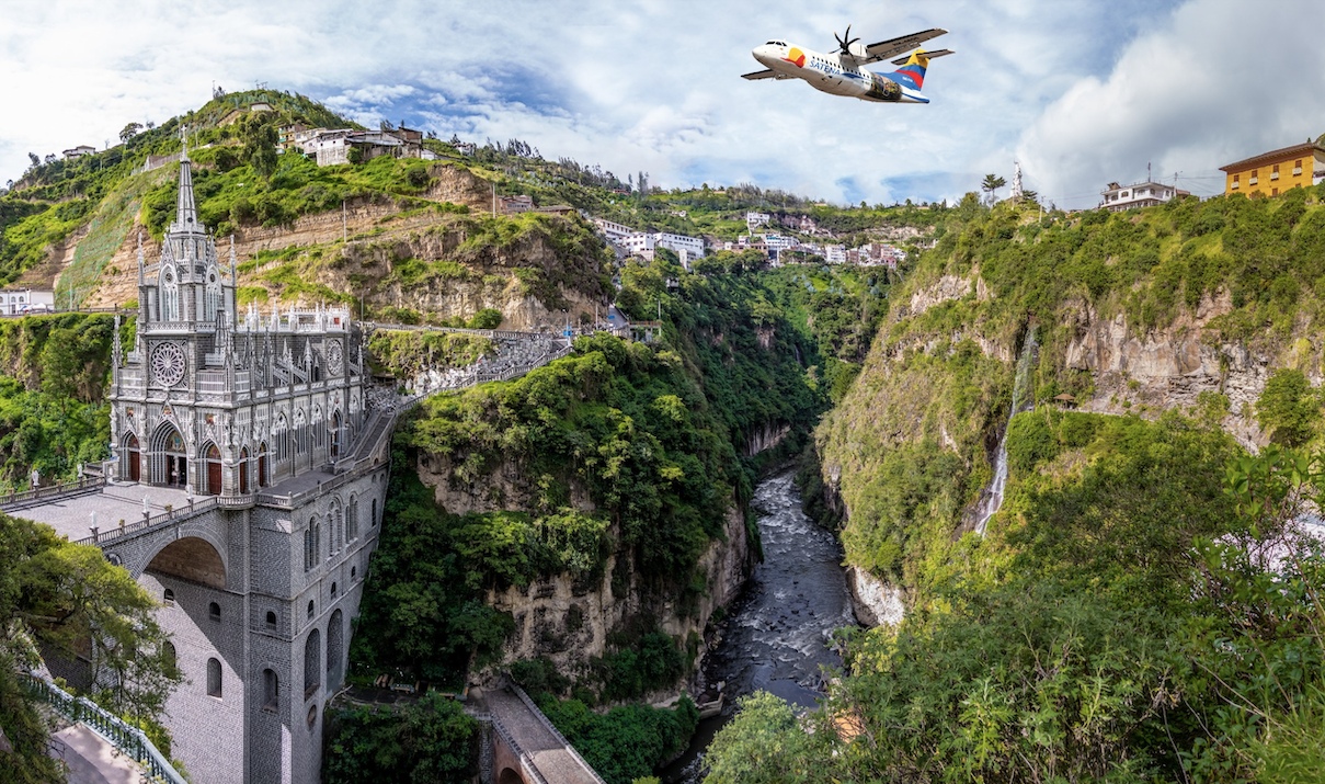 SATENA fortalece la conectividad del sur del país con la nueva ruta Puerto Asís-Ipiales