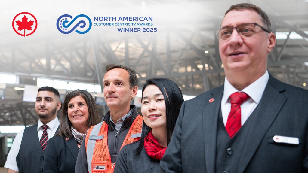 Air Canada nombrada ganadora en Norteamérica por su estrategia  para la experiencia del empleado en los Customer Centric