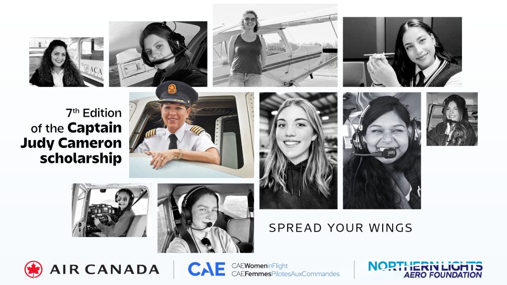 Air Canada y CAE entregarán por séptimo año  consecutivo la beca Capitana Judy Cameron