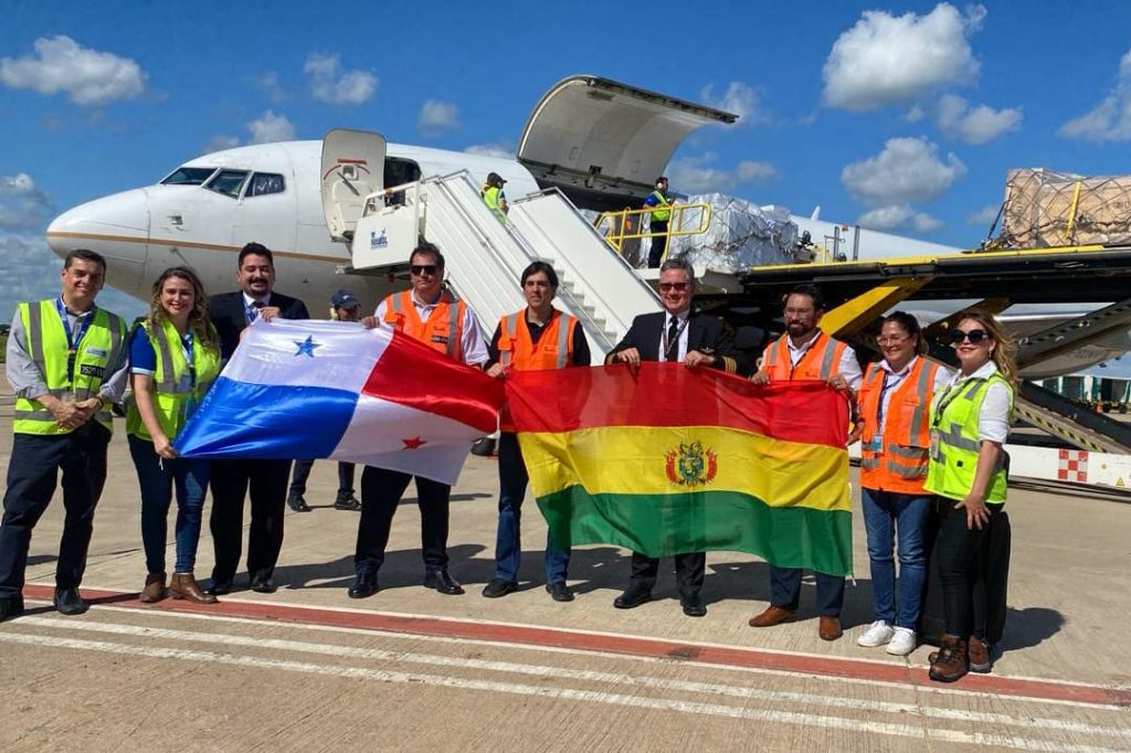 Bolivia: Llega el primer vuelo de carga de Copa Airlines desde Panamá a Viru Viru