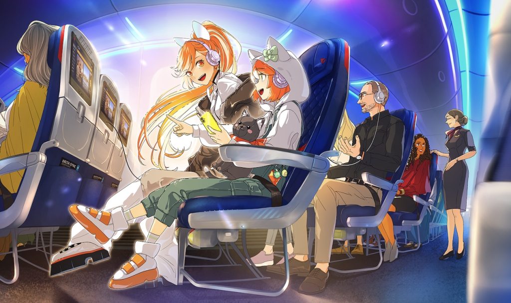 Crunchyroll y el mundo del anime ahora a bordo de Delta