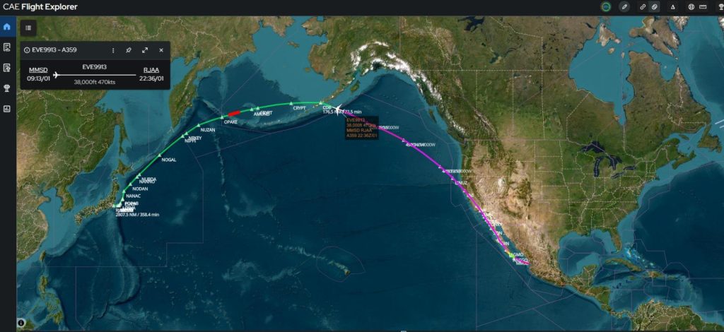 Iberojet cruza por primera vez el océano Pacífico en una operativa especial de vuelos de incentivos  