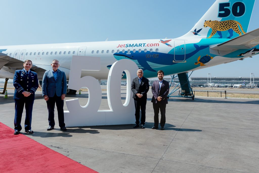 JetSMART transporta 50 millones de pasajeros