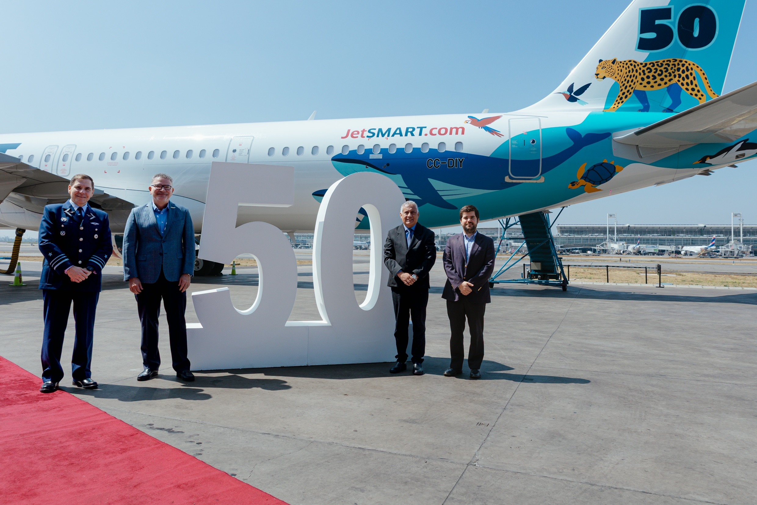 JetSMART transporta 50 millones de pasajeros