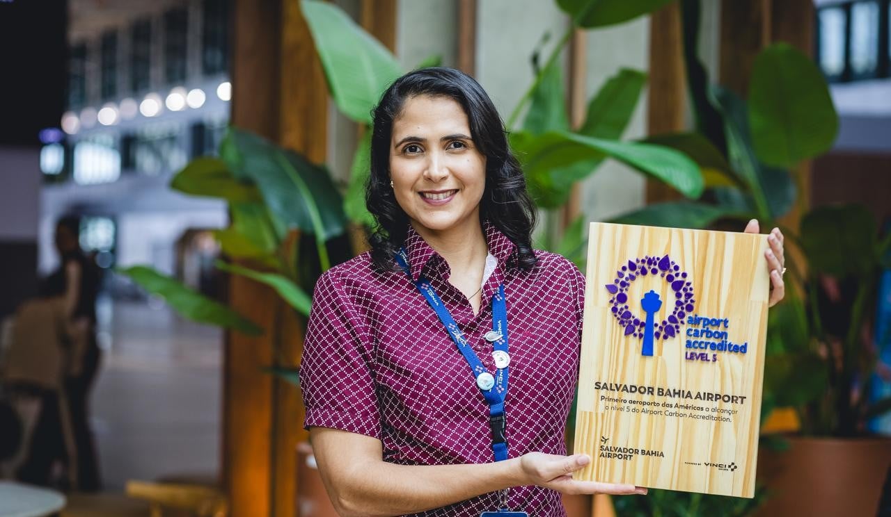 Salvador Bahia Airport é o primeiro aeroporto das Américas a conquistar certificação máxima de zero carbono