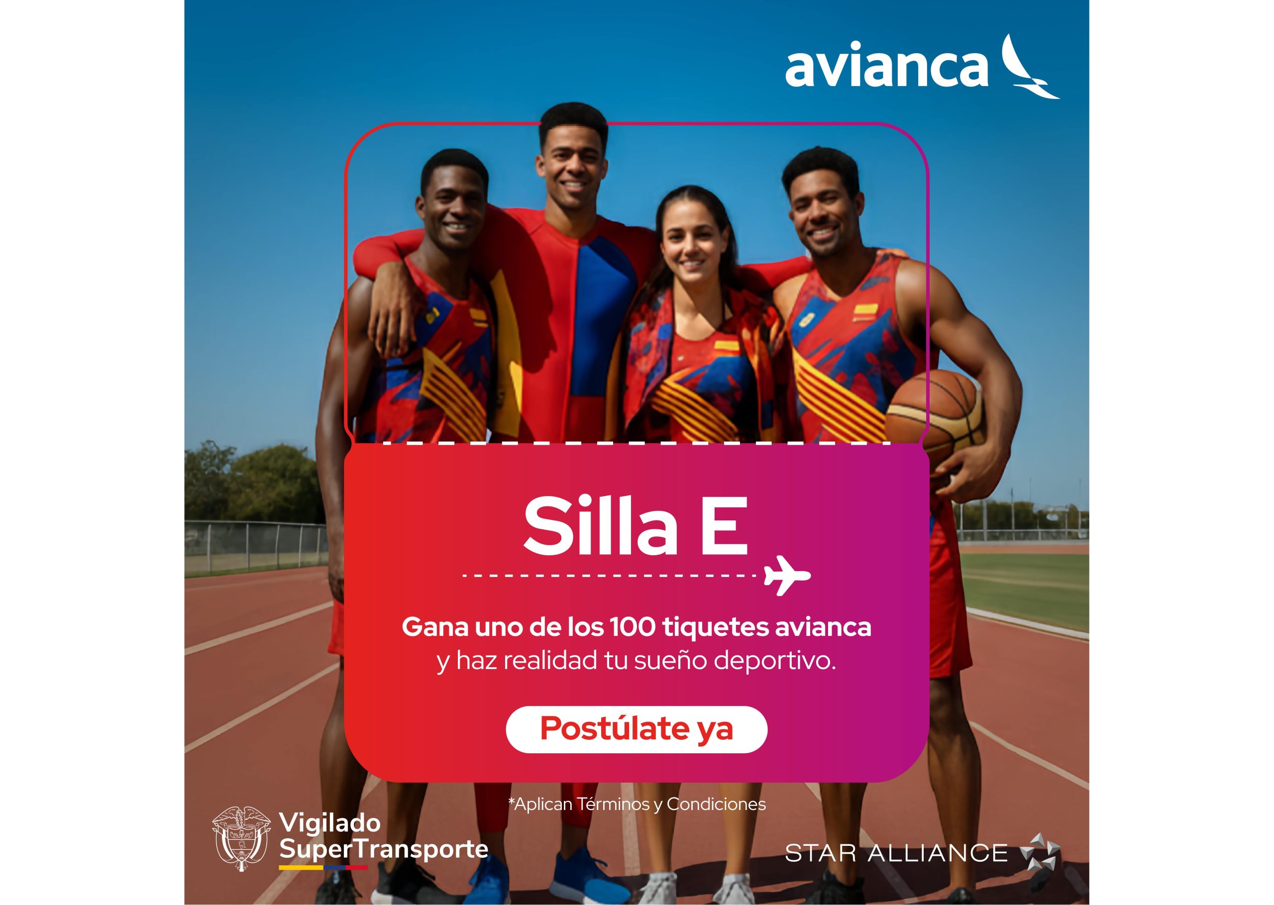 Avianca lanza la plataforma ‘Silla E’ (Silla Extraordinaria) y convoca a deportistas colombianos a impulsar sus sueños