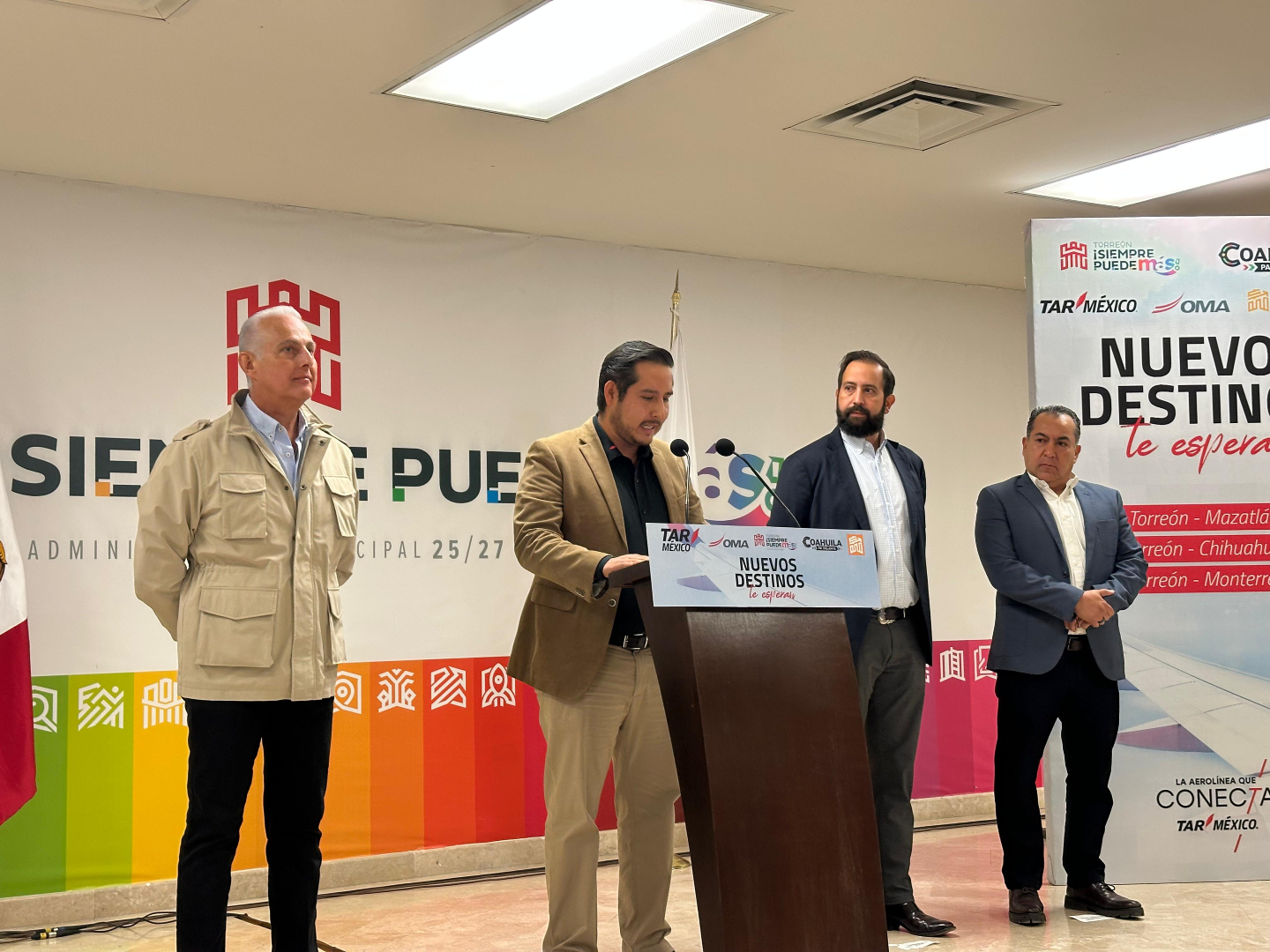 México: Tendrá Torreón vuelos directos a Mazatlán, Chihuahua y Monterrey
