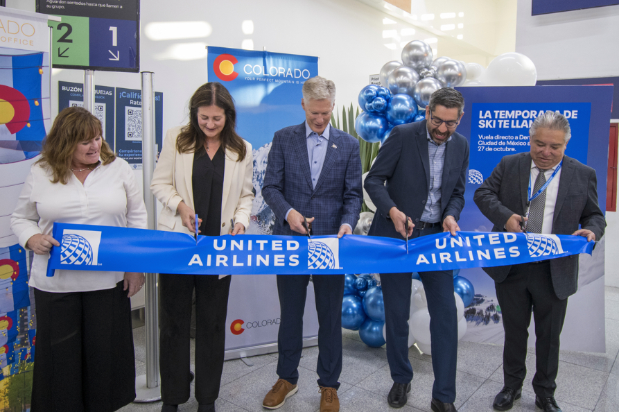 El nuevo servicio de United Airlines entre Ciudad de México y Denver despega justo a tiempo para la temporada de esquí