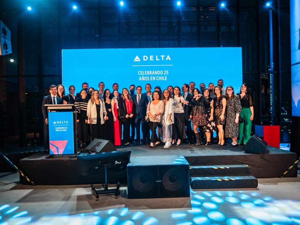 Delta Air Lines celebra 25 años conectando a Chile con el mundo