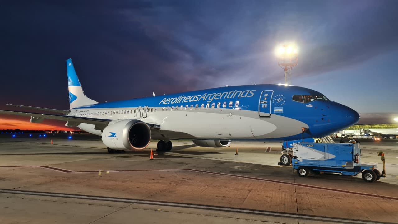 Aerolíneas Argentinas incorpora su decimoquinto Boeing 737 Max 8 y alcanza las 83 aeronaves en su flota