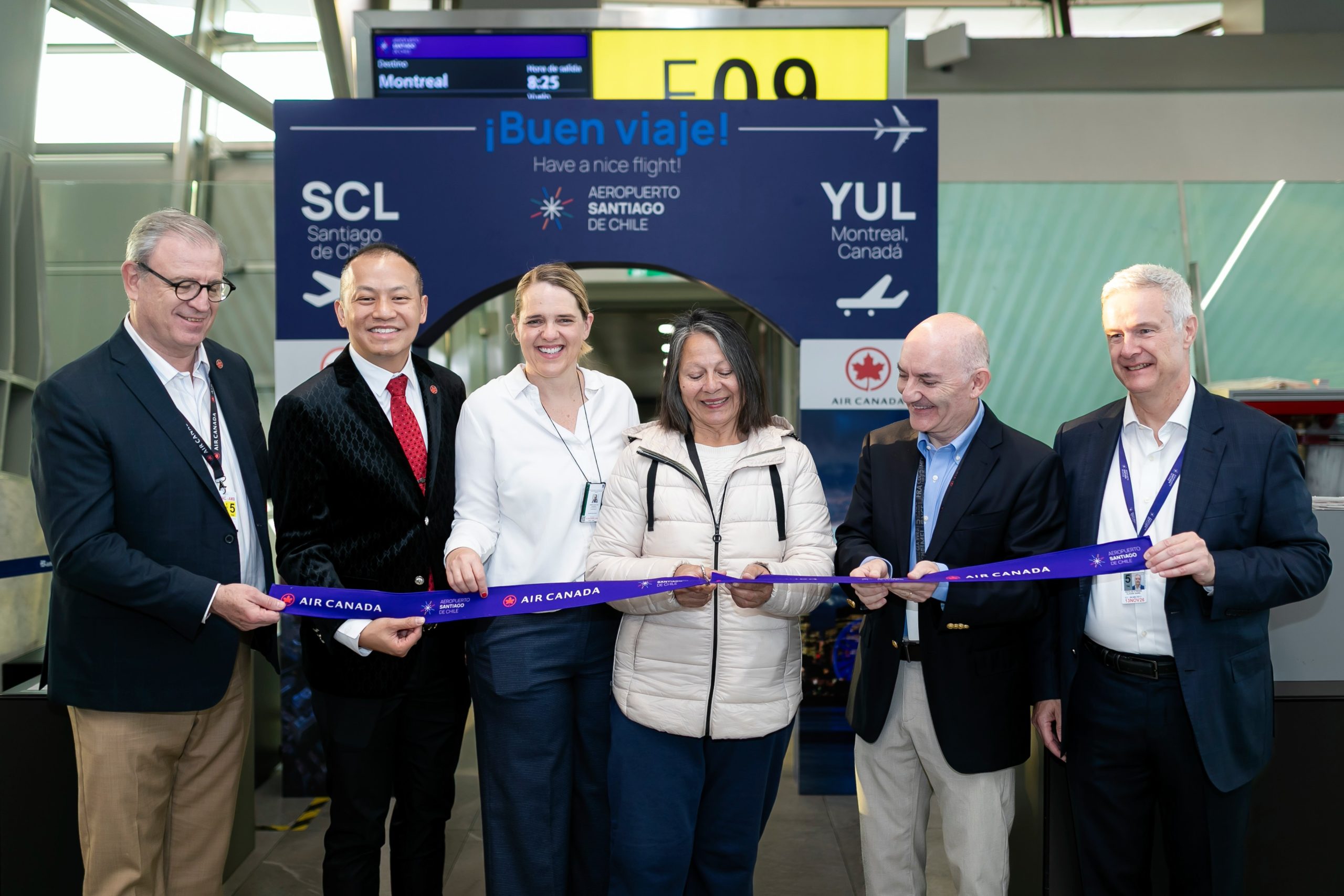 Air Canada inaugura histórica ruta Montreal – Santiago